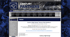 Desktop Screenshot of centurypanthers.org